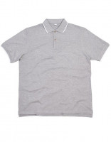 Heather Grey Melange, White