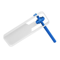 weiss, blau